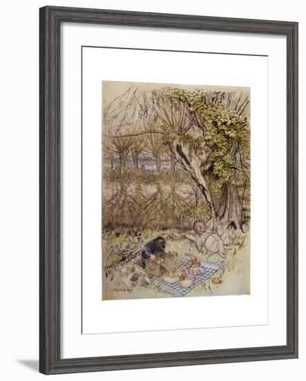 Wind in Willows, Grahame-Arthur Rackham-Framed Giclee Print