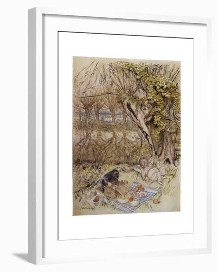 Wind in Willows, Grahame-Arthur Rackham-Framed Giclee Print