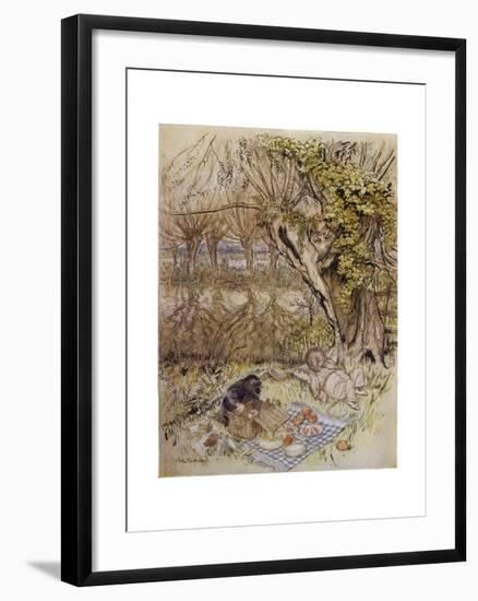 Wind in Willows, Grahame-Arthur Rackham-Framed Giclee Print