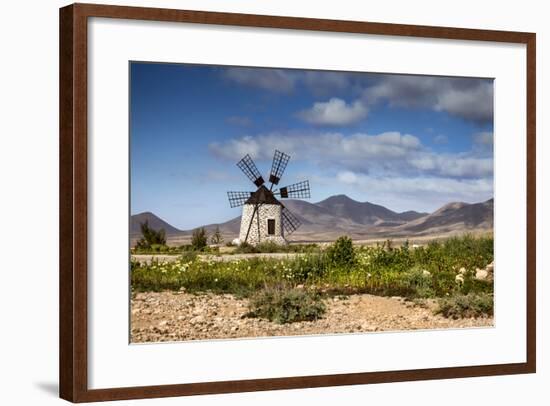 Wind Mill, Molino De Tefía, Tefia, Fuerteventura, Canary Islands, Spain-Sabine Lubenow-Framed Photographic Print