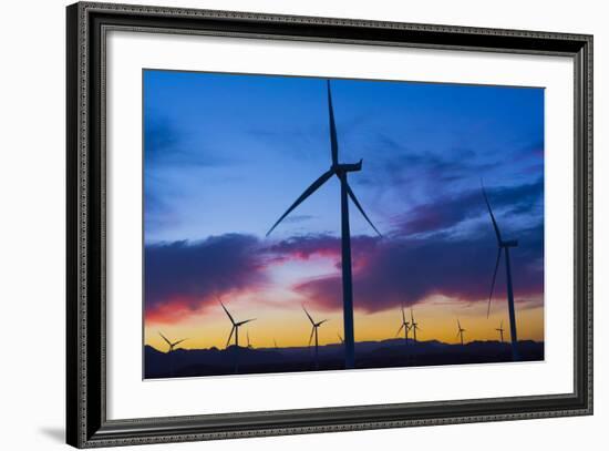 Wind Power in El Central for Better Ecology, California, Usa-Bill Bachmann-Framed Photographic Print