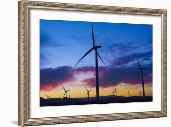 Wind Power in El Central for Better Ecology, California, Usa-Bill Bachmann-Framed Photographic Print