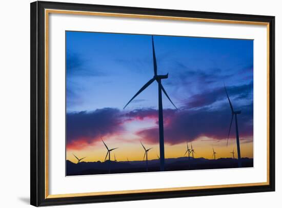 Wind Power in El Central for Better Ecology, California, Usa-Bill Bachmann-Framed Photographic Print