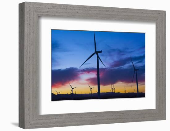 Wind Power in El Central for Better Ecology, California, Usa-Bill Bachmann-Framed Photographic Print