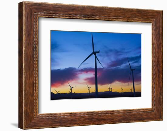 Wind Power in El Central for Better Ecology, California, Usa-Bill Bachmann-Framed Photographic Print