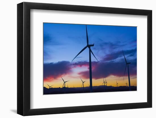 Wind Power in El Central for Better Ecology, California, Usa-Bill Bachmann-Framed Photographic Print