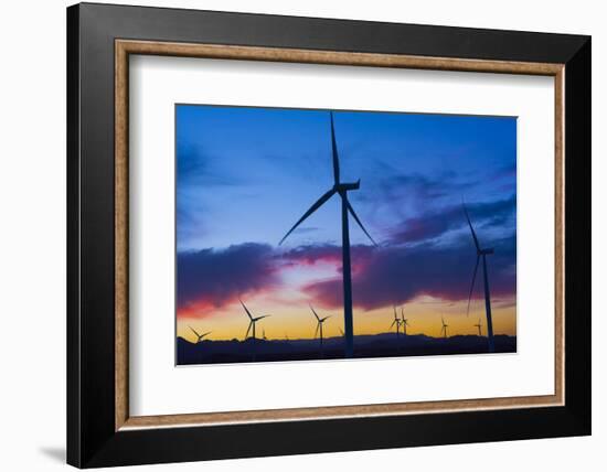 Wind Power in El Central for Better Ecology, California, Usa-Bill Bachmann-Framed Photographic Print