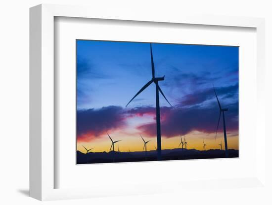 Wind Power in El Central for Better Ecology, California, Usa-Bill Bachmann-Framed Photographic Print