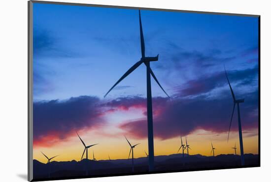 Wind Power in El Central for Better Ecology, California, Usa-Bill Bachmann-Mounted Photographic Print