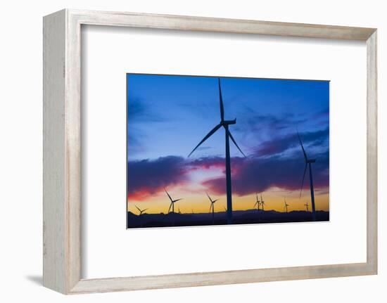 Wind Power in El Central for Better Ecology, California, Usa-Bill Bachmann-Framed Photographic Print