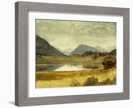 Wind River Country-Albert Bierstadt-Framed Giclee Print