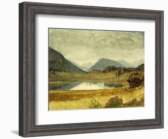 Wind River Country-Albert Bierstadt-Framed Giclee Print