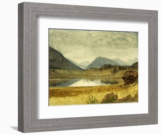 Wind River Country-Albert Bierstadt-Framed Giclee Print