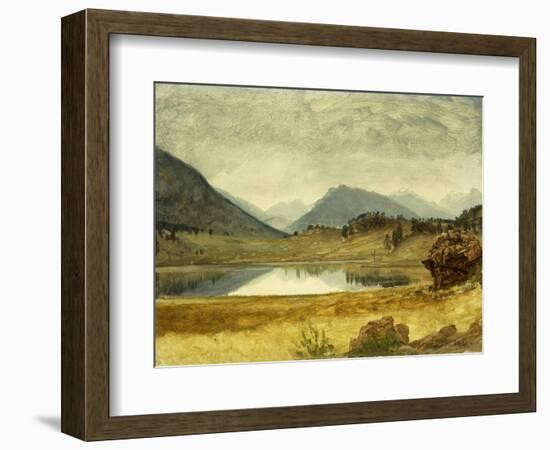 Wind River Country-Albert Bierstadt-Framed Giclee Print