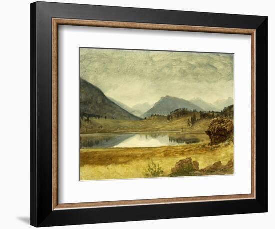 Wind River Country-Albert Bierstadt-Framed Giclee Print