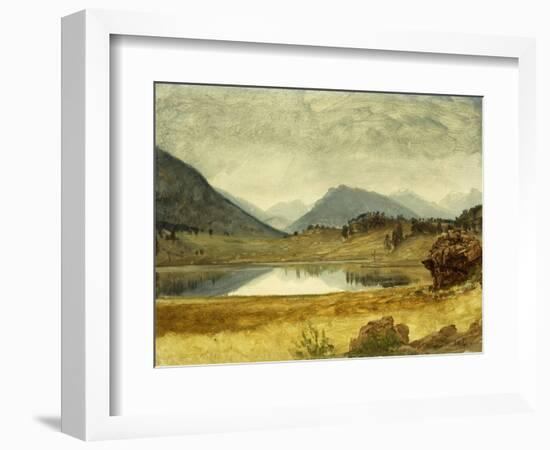 Wind River Country-Albert Bierstadt-Framed Giclee Print