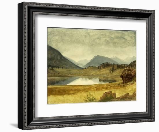 Wind River Country-Albert Bierstadt-Framed Giclee Print