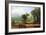 Wind River Mountains, Landscape in Wyoming-Albert Bierstadt-Framed Art Print