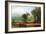 Wind River Mountains, Landscape in Wyoming-Albert Bierstadt-Framed Art Print