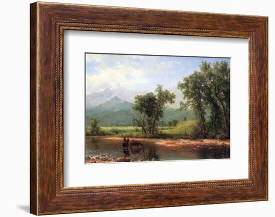 Wind River Mountains, Wyoming-Albert Bierstadt-Framed Premium Giclee Print