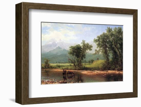 Wind River Mountains, Wyoming-Albert Bierstadt-Framed Premium Giclee Print