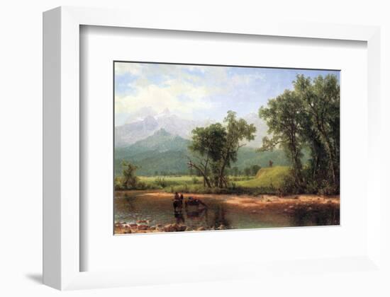 Wind River Mountains, Wyoming-Albert Bierstadt-Framed Premium Giclee Print