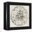 Wind Rose Old Illustration-marzolino-Framed Stretched Canvas