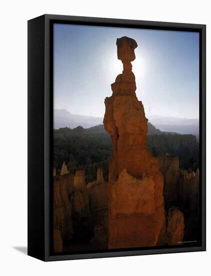 Wind Sculpted Rock Spire in Bryce Canyon National Park-Eliot Elisofon-Framed Premier Image Canvas