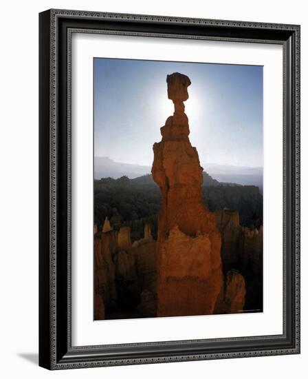 Wind Sculpted Rock Spire in Bryce Canyon National Park-Eliot Elisofon-Framed Photographic Print