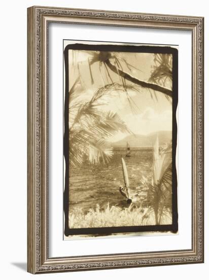 Wind surfing, Whitsunday Islands, Australia-Theo Westenberger-Framed Photographic Print