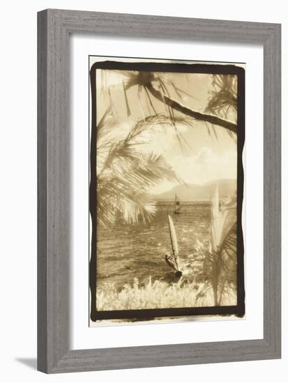 Wind surfing, Whitsunday Islands, Australia-Theo Westenberger-Framed Photographic Print