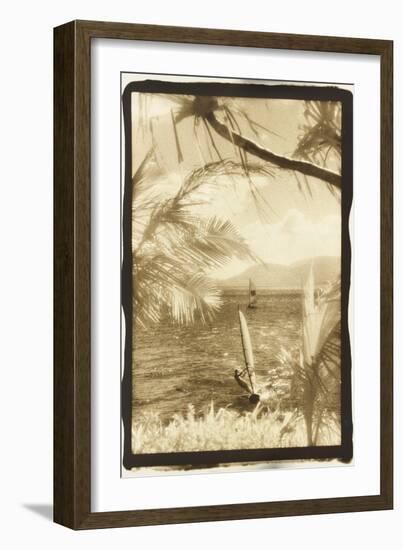 Wind surfing, Whitsunday Islands, Australia-Theo Westenberger-Framed Photographic Print