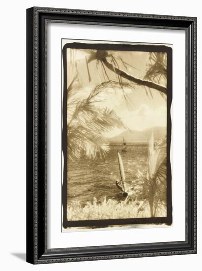 Wind surfing, Whitsunday Islands, Australia-Theo Westenberger-Framed Photographic Print
