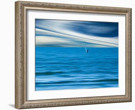 Wind Surfing-Josh Adamski-Framed Photographic Print