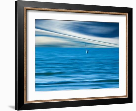 Wind Surfing-Josh Adamski-Framed Photographic Print