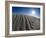 Wind swept barkhan sand dunes on the barrier island of Isla Magdalena, Baja California Sur, Mexico-Michael Nolan-Framed Photographic Print