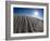 Wind swept barkhan sand dunes on the barrier island of Isla Magdalena, Baja California Sur, Mexico-Michael Nolan-Framed Photographic Print