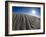 Wind swept barkhan sand dunes on the barrier island of Isla Magdalena, Baja California Sur, Mexico-Michael Nolan-Framed Photographic Print