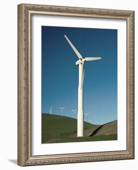 Wind Turbine Generators, Altamonti Pass, Califorrnia, USA-null-Framed Photographic Print