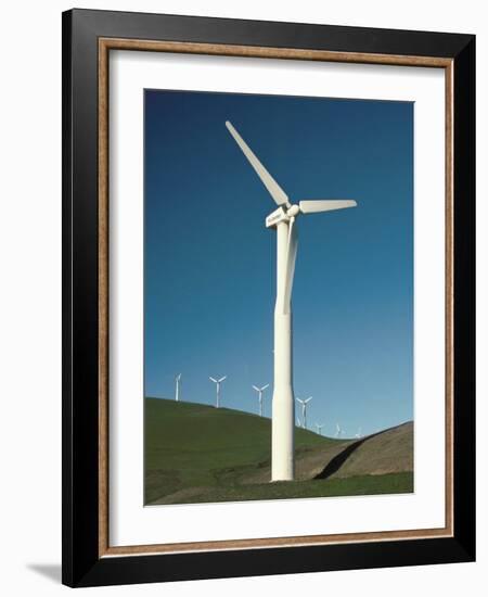 Wind Turbine Generators, Altamonti Pass, Califorrnia, USA-null-Framed Photographic Print