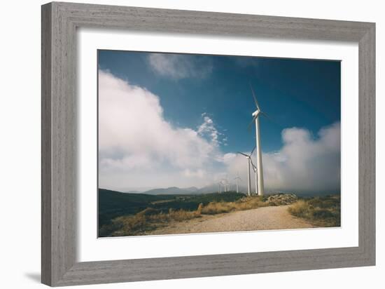 Wind Turbine-Clive Nolan-Framed Photographic Print