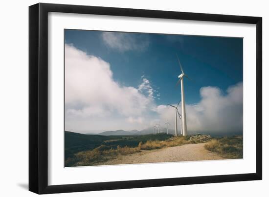 Wind Turbine-Clive Nolan-Framed Photographic Print