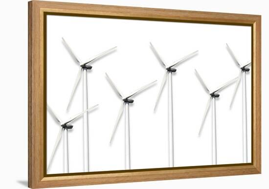 Wind Turbines, Artwork-Sigrid Gombert-Framed Premier Image Canvas