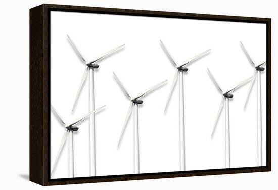 Wind Turbines, Artwork-Sigrid Gombert-Framed Premier Image Canvas