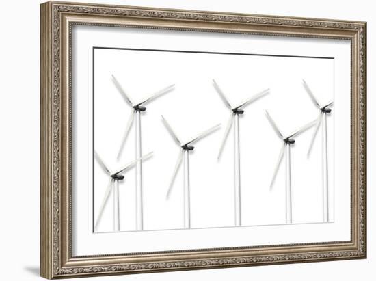 Wind Turbines, Artwork-Sigrid Gombert-Framed Photographic Print