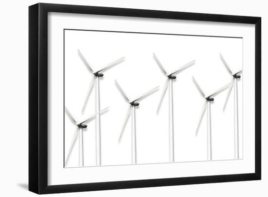 Wind Turbines, Artwork-Sigrid Gombert-Framed Photographic Print