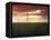 Wind Turbines at Sunset, Kavarna Wind Farm, Kavarna, Bulgaria, Europe-Dallas & John Heaton-Framed Premier Image Canvas