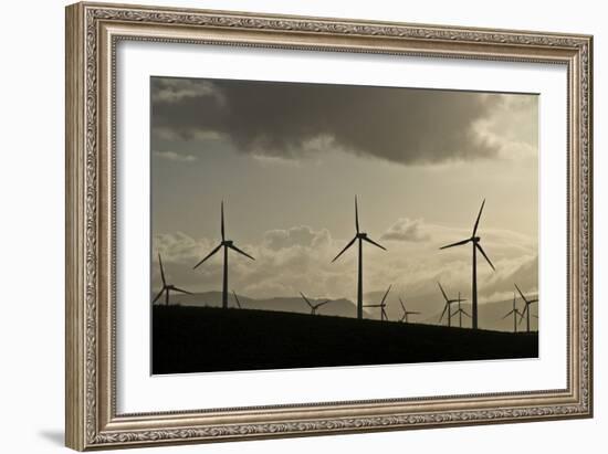 Wind Turbines, California, USA-Chris Knapton-Framed Photographic Print