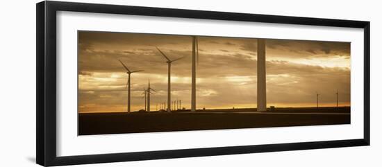 Wind Turbines in a Field, Amarillo, Texas, USA-null-Framed Photographic Print