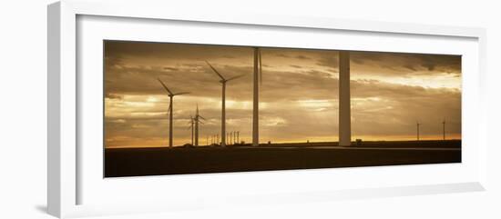 Wind Turbines in a Field, Amarillo, Texas, USA-null-Framed Photographic Print